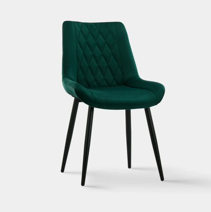Carl Velvet Dining Chairs [Set of 2]
