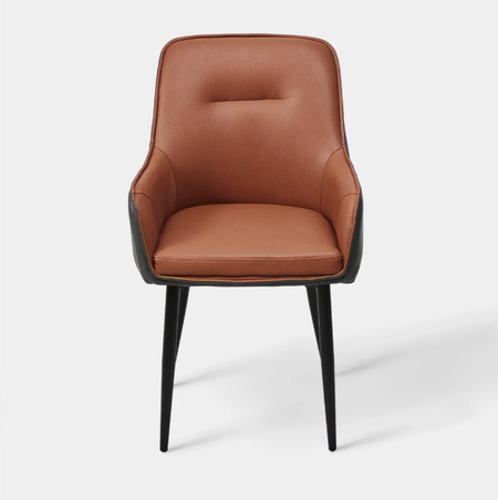 Maxine Faux Leather Dining Chairs [Set of 2]