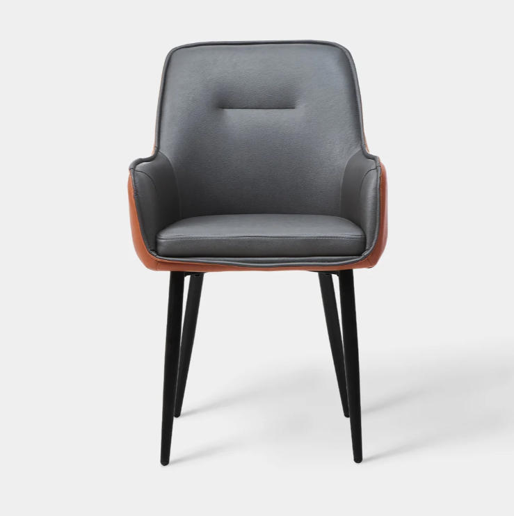 Maxine Faux Leather Dining Chairs [Set of 2]