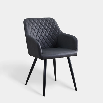 Moree Faux Leather Dining Chairs [Set of 2]