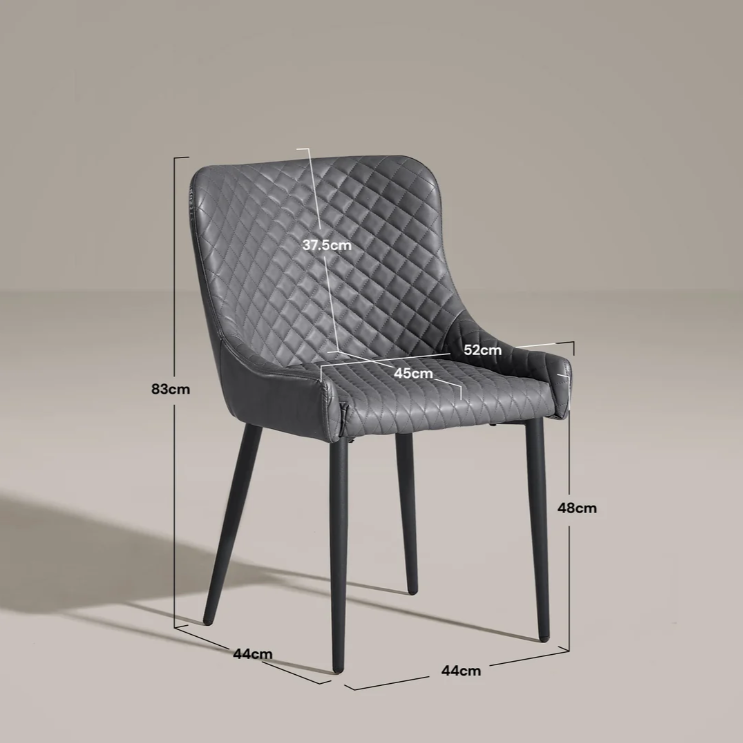 Daviyon Faux Leather Dining Chairs