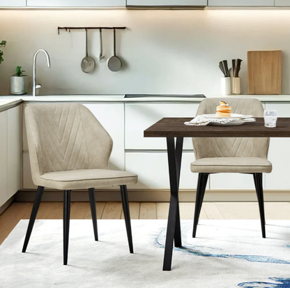 Daviyon Faux Leather Dining Chairs