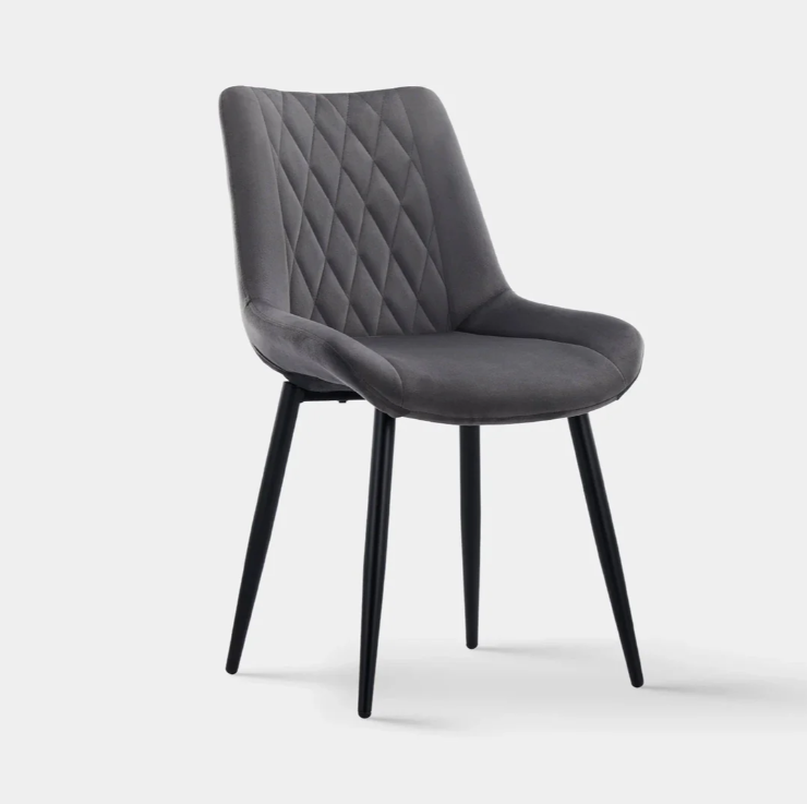 Carl Velvet Dining Chairs [Set of 2]