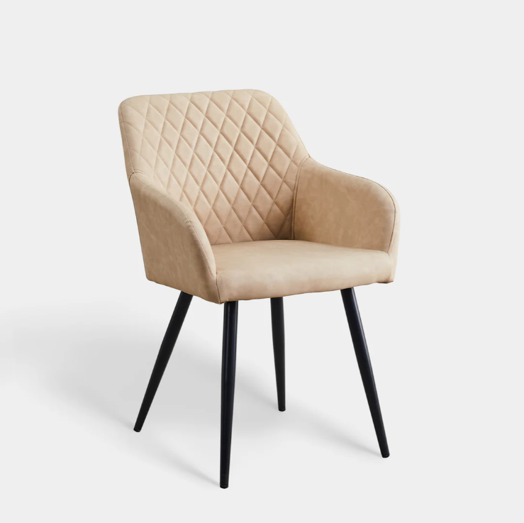 Moree Faux Leather Dining Chairs [Set of 2]