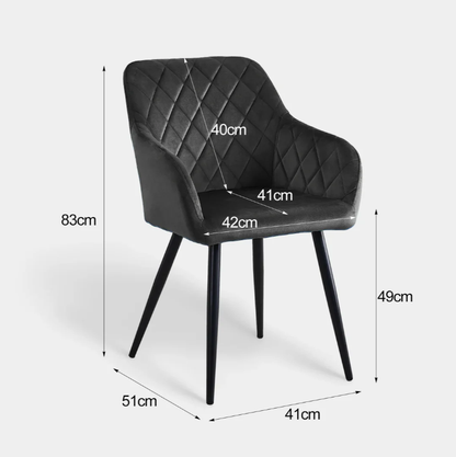 Moree Velvet Dining Chairs