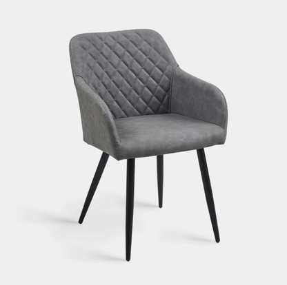 Moree Faux Leather Dining Chairs [Set of 2]