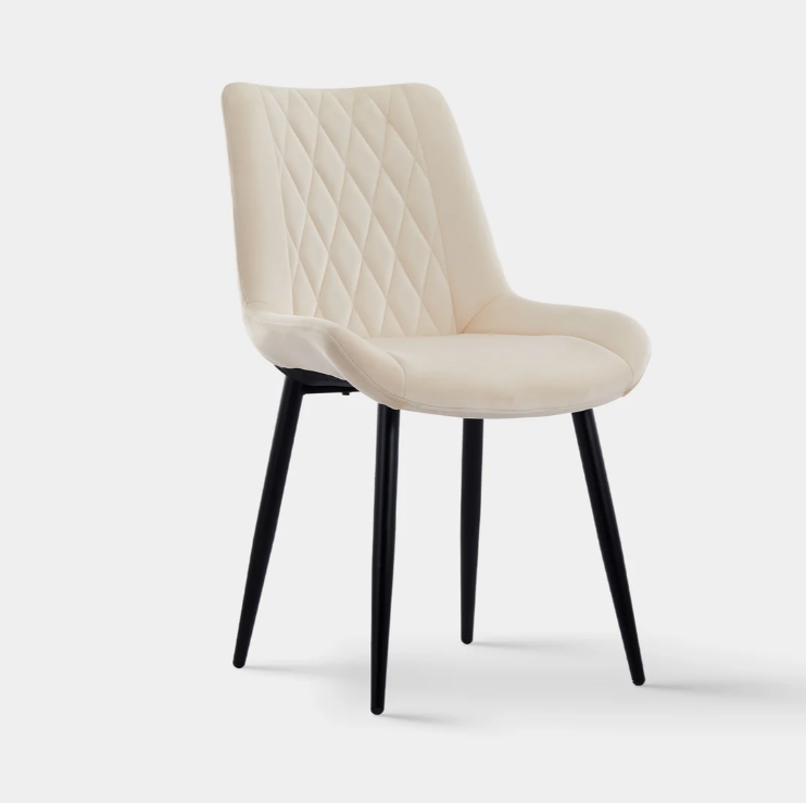 Carl Velvet Dining Chairs [Set of 2]